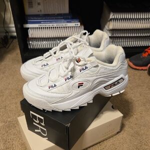 Fila White Athletic Shoes